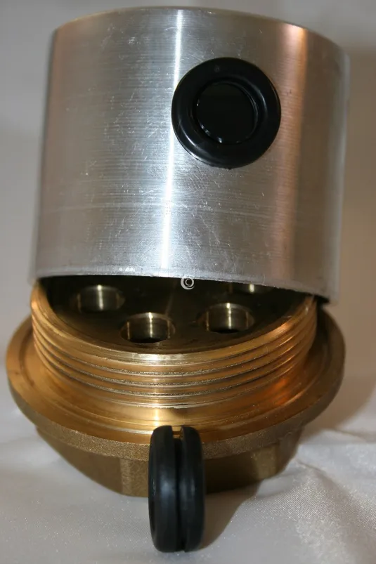 Cappucci in alluminio per resistenze corazzate ad immersione